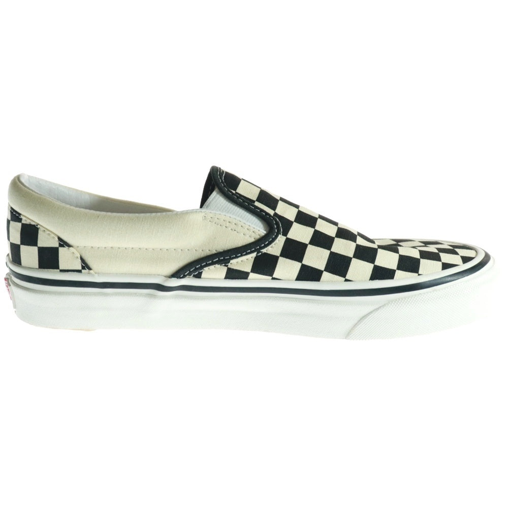 VANS(ヴァンズ) CHECKERBOARD ANAHEIM FACTORY チェッカー アナハイムファクトリー キャンバス ローカットスニーカー スリッポン 507452 ホワイト/ブラック