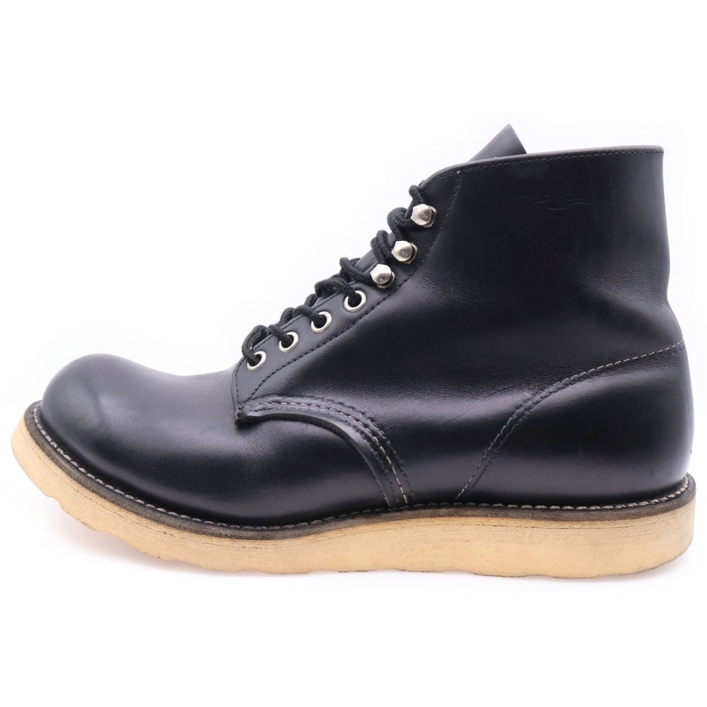 RED WING(レッド ウイング) 90s 6-inch Classic Round クラシックラウンド アイリッシュセッター ワークブーツ 犬タグ ブラック 51396