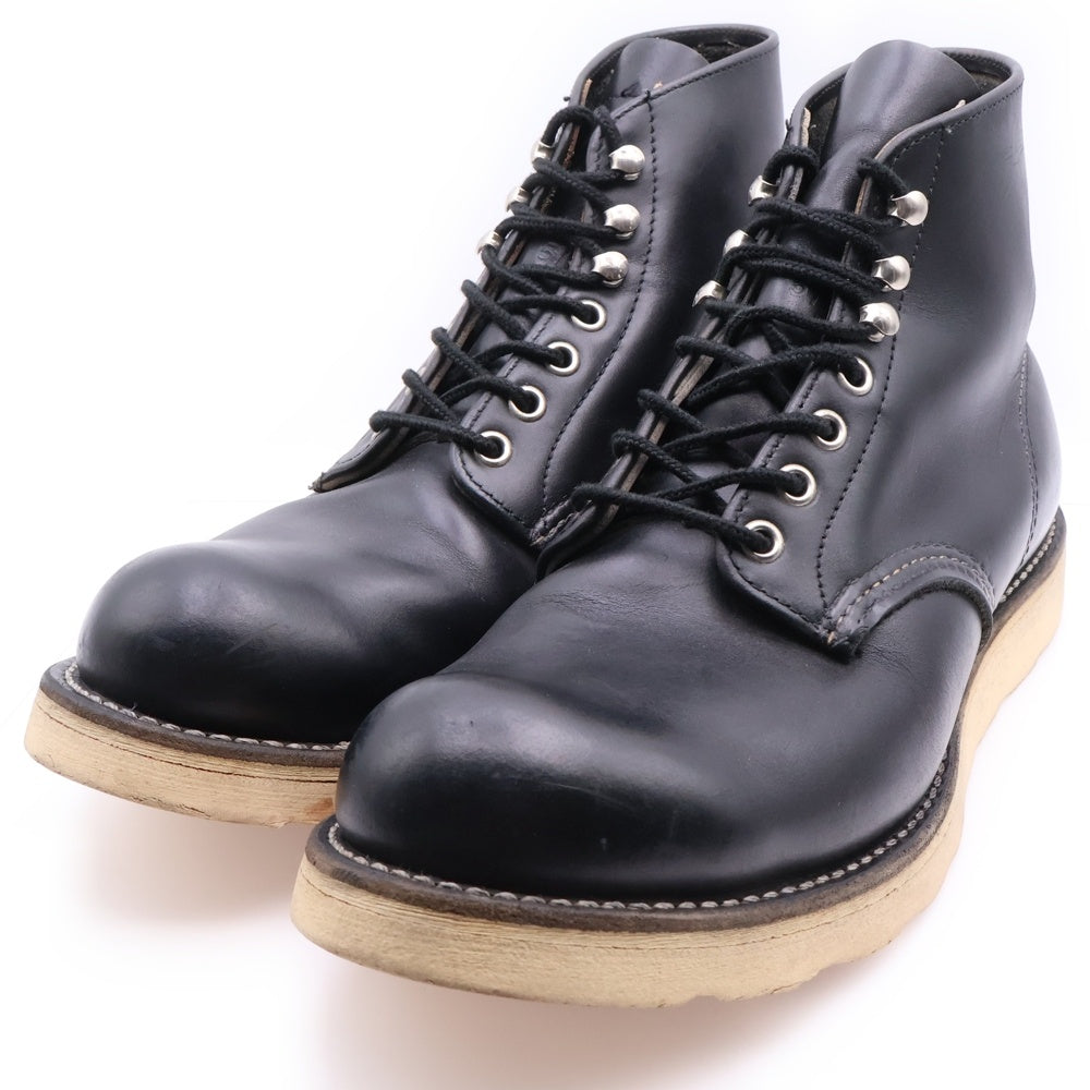 RED WING(レッド ウイング) 90s 6-inch Classic Round クラシックラウンド アイリッシュセッター ワークブーツ 犬タグ ブラック 51396