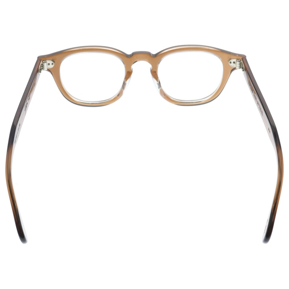 JULIUS TART OPTICAL(ジュリアス タートオプティカル) ウェリントン アイウェア メガネ サングラス 復刻ARNEL PL-002K CRYSTALII 46/22 BROWN