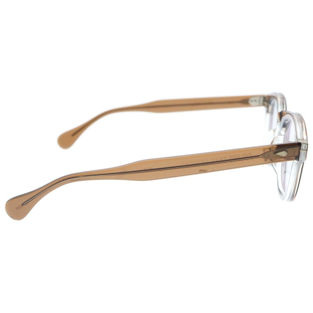 JULIUS TART OPTICAL(ジュリアス タートオプティカル) ウェリントン アイウェア メガネ サングラス 復刻ARNEL PL-002K CRYSTALII 46/22 BROWN