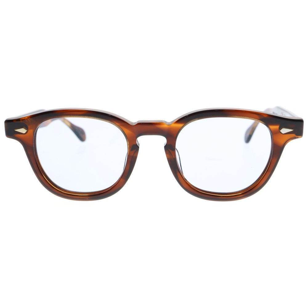 JULIUS TART OPTICAL(ジュリアス タートオプティカル) ウェリントン アイウェア メガネ サングラス 復刻ARNEL PL-002M AR 46/24 Demi Amber