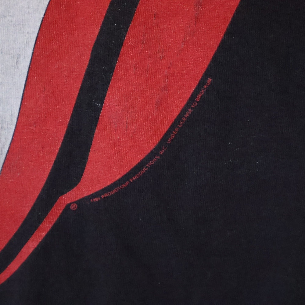 VINTAGE(ヴィンテージ) 90s ROLLING STONES 1994 VOODOO LOUNGE WORLD TOUR ローリングストーンズ ヴードゥー・ラウンジ・ワールド・ツアー Tシャツ 半袖カットソー ブラック