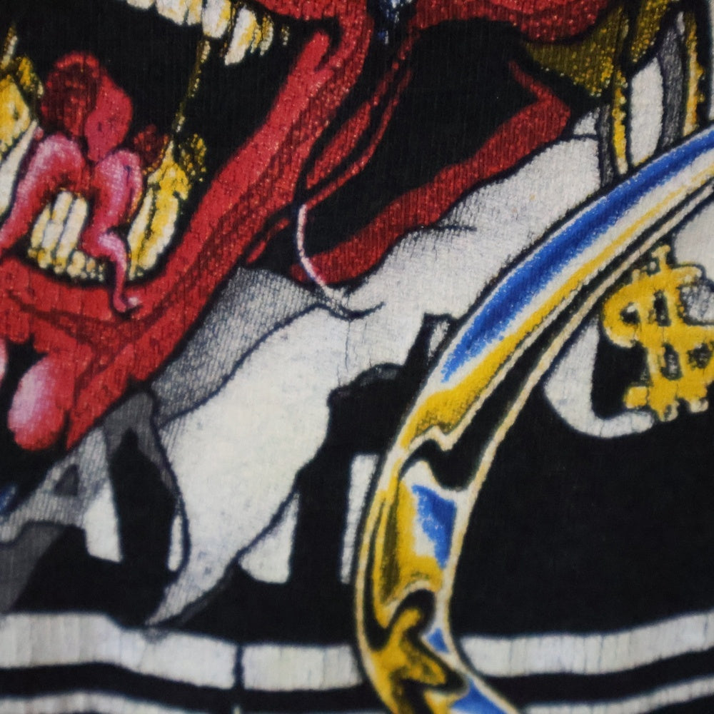 VINTAGE(ヴィンテージ) 90s LYNYRD SKYNYRD レーナード・スキナード オーバープリント Tシャツ 半袖カットソー ブラック