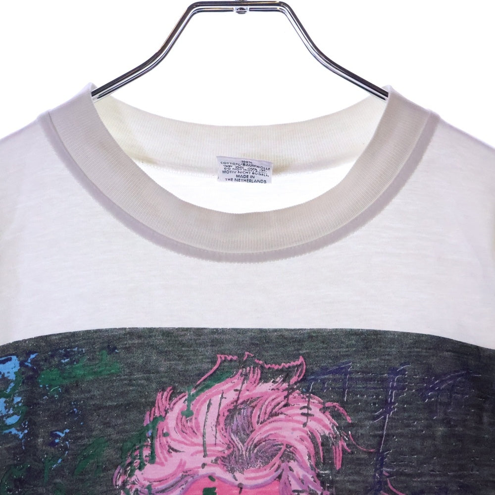 VINTAGE(ヴィンテージ) 90s ANDY WARHOL BEETHOVEN アンディーウォーホル ベートーベン フロントプリント Tシャツ 半袖カットソー ホワイト