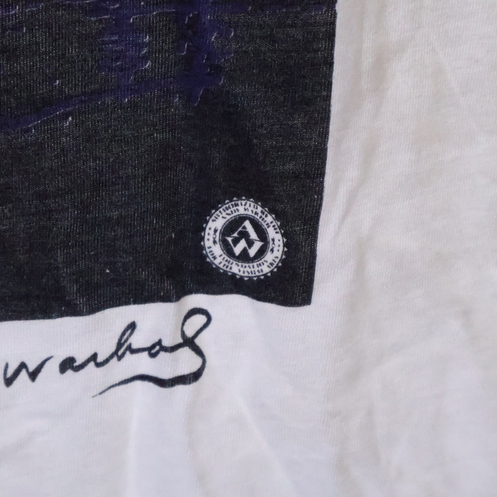 VINTAGE(ヴィンテージ) 90s ANDY WARHOL BEETHOVEN アンディーウォーホル ベートーベン フロントプリント Tシャツ 半袖カットソー ホワイト