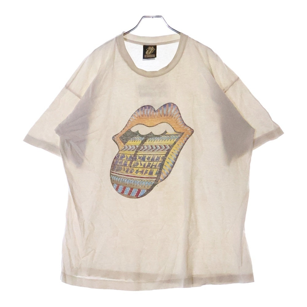VINTAGE(ヴィンテージ) 90s ROLLING STONES NATIVE LIP & TONGUE BRIDGES TO BABYLON WORLD TOUR 97/98 Tシャツ 半袖カットソー ホワイト