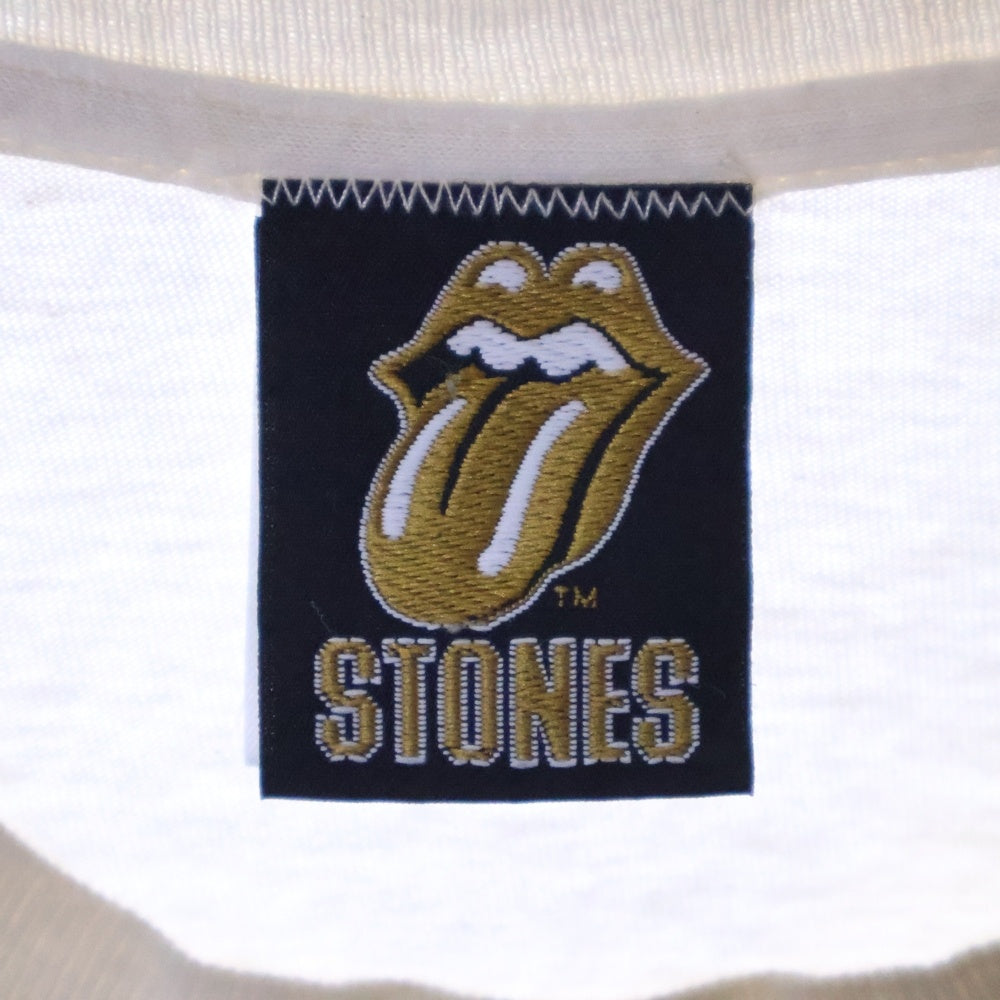 VINTAGE(ヴィンテージ) 90s ROLLING STONES NATIVE LIP & TONGUE BRIDGES TO BABYLON WORLD TOUR 97/98 Tシャツ 半袖カットソー ホワイト