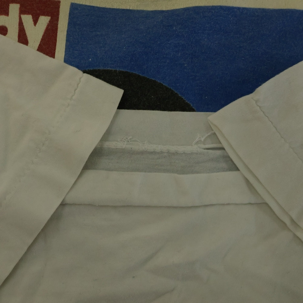 VINTAGE(ヴィンテージ) 80-90s MELODY MAKER メロディー メイカー フロントプリント Tシャツ 半袖カットソー ホワイト