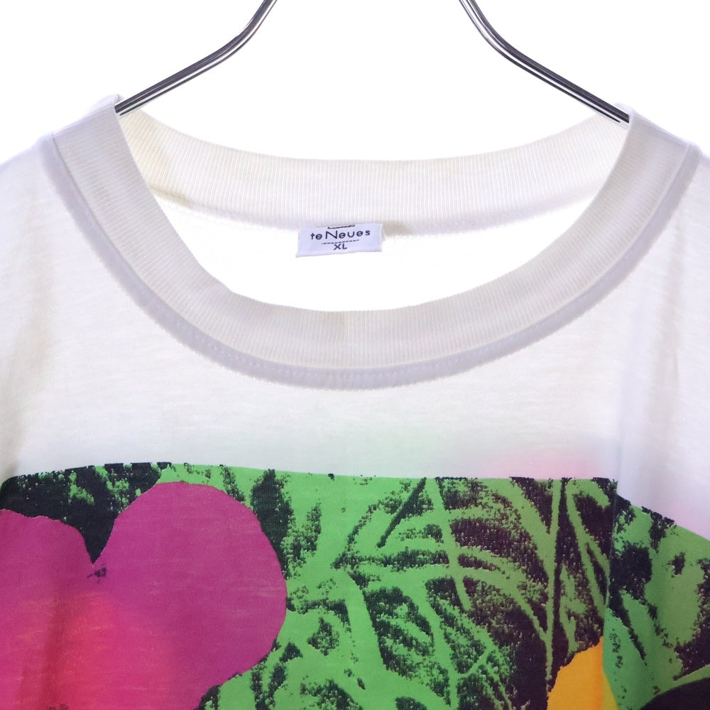 VINTAGE(ヴィンテージ) 90s ANDY WARHOL FLOWERS アンディーウォーホル フラワー 両面プリント Tシャツ 半袖カットソー ホワイト