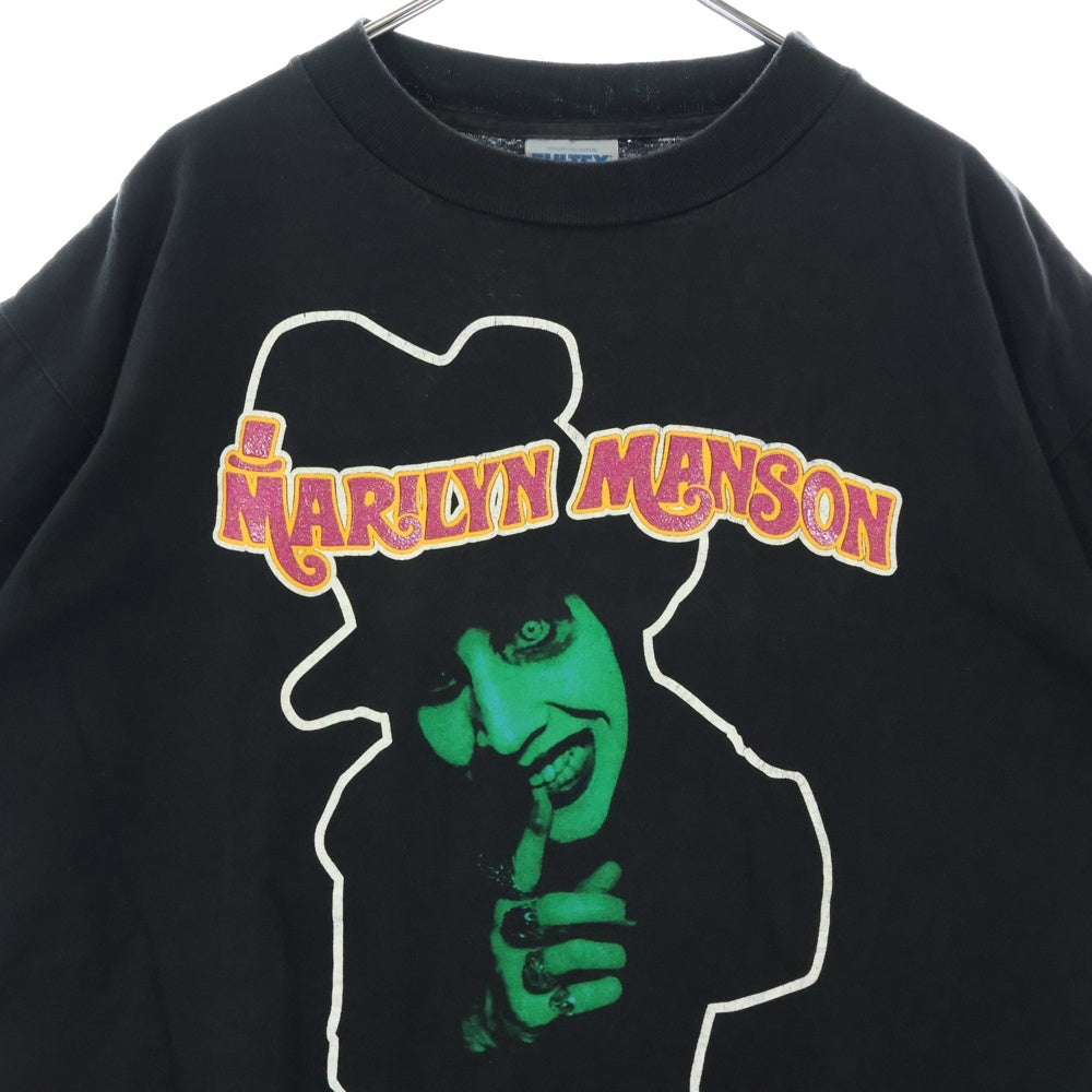 VINTAGE(ヴィンテージ) 90s MARILYN MANSON DOPE FIEND マリリンマンソン ドープフィエンド Tシャツ 半袖カットソー ブラック