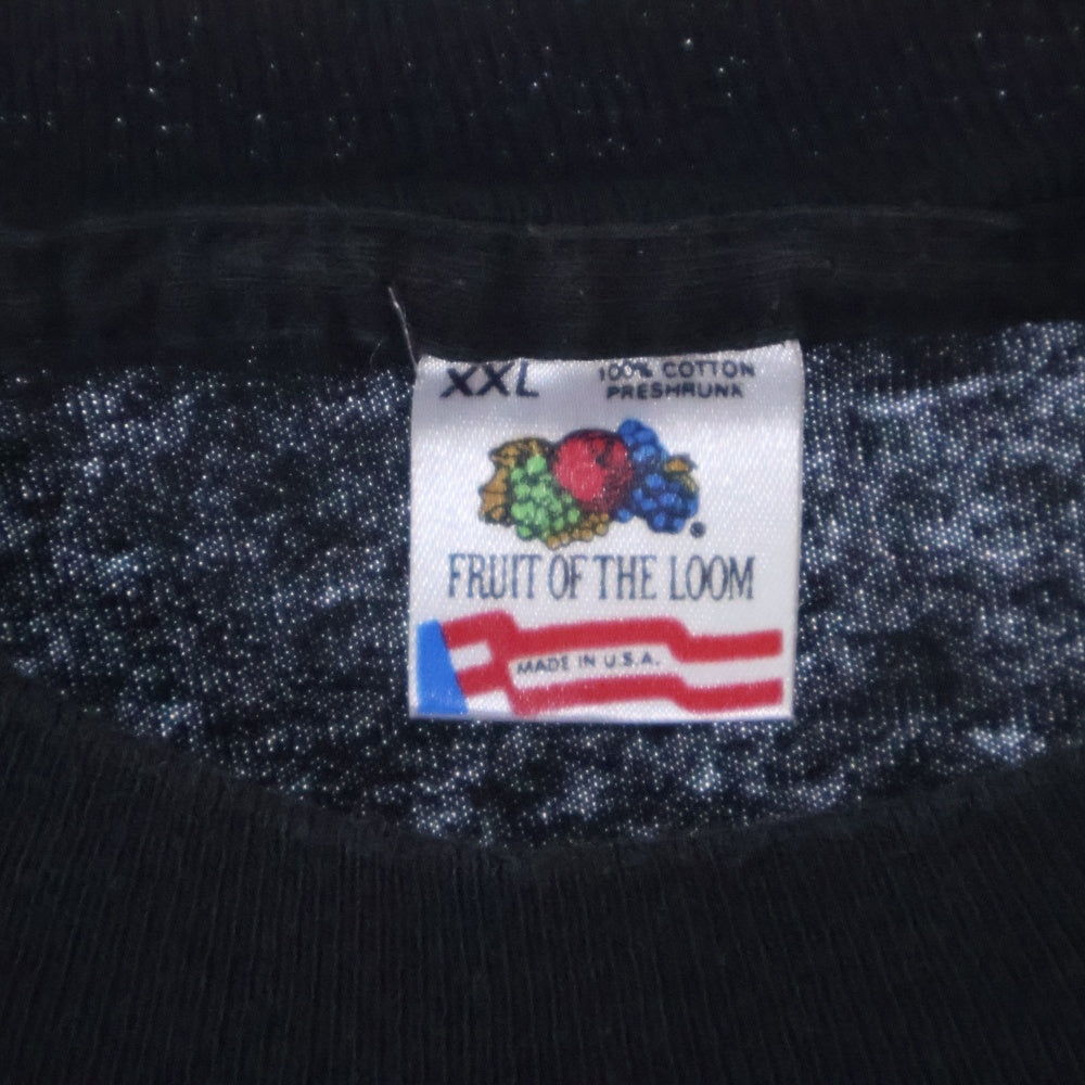 VINTAGE(ヴィンテージ) 90s APPLE COLOR TEXT LOGO アップル カラー ロゴ フロント プリント Tシャツ 半袖カットソー ブラック