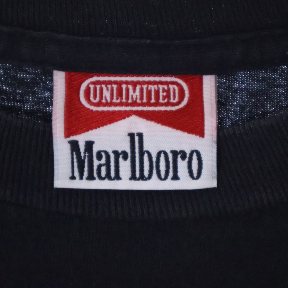 VINTAGE(ヴィンテージ) 90s MARLBORO RAILROAD POCKET TEE マルボロ レイルロード ポケットTシャツ 半袖カットソー ブラック