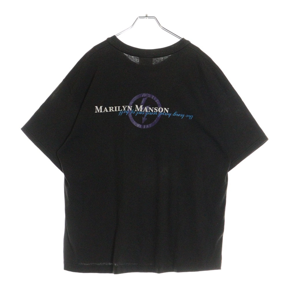 VINTAGE(ヴィンテージ) 90s MARILYN MANSON LONG LORD OUT OF HELL マリリンマンソン ロングロード アウト オブ ヘル Tシャツ 半袖カットソー ブラック