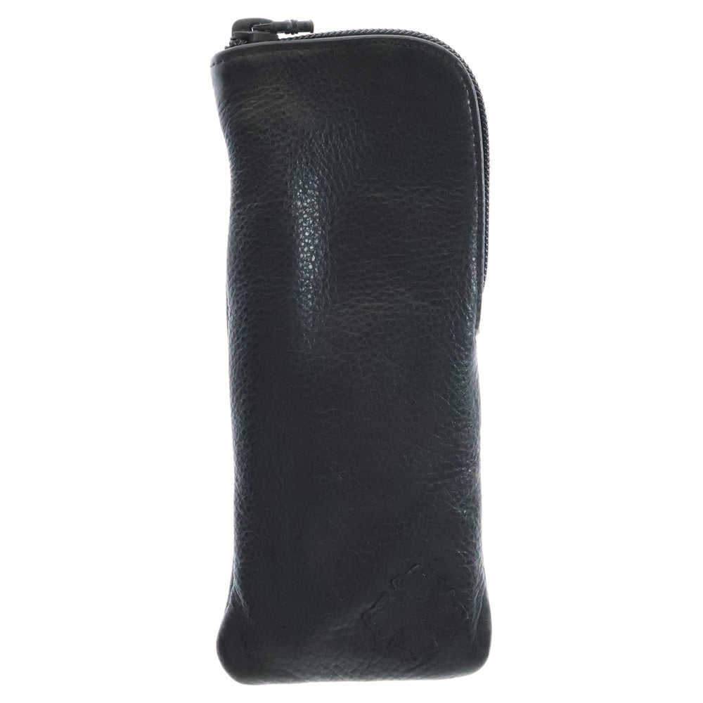 CHROME HEARTS(クロムハーツ) CASE アイウェアケース 眼鏡ケース レザー ブラック