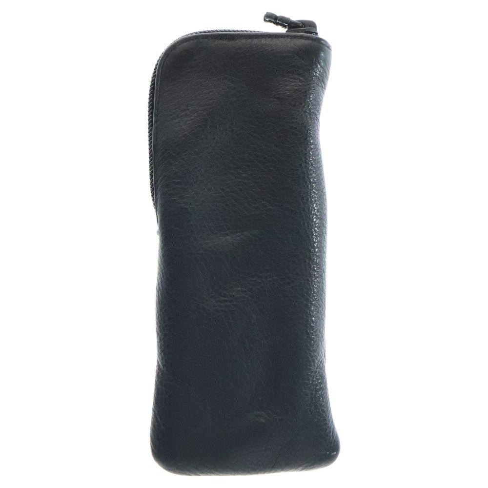 CHROME HEARTS(クロムハーツ) CASE アイウェアケース 眼鏡ケース レザー ブラック