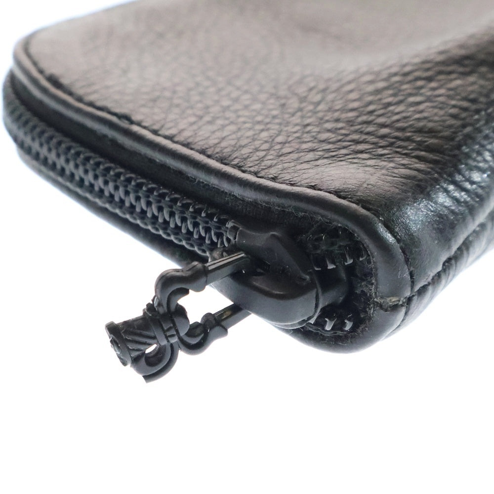 CHROME HEARTS(クロムハーツ) CASE アイウェアケース 眼鏡ケース レザー ブラック