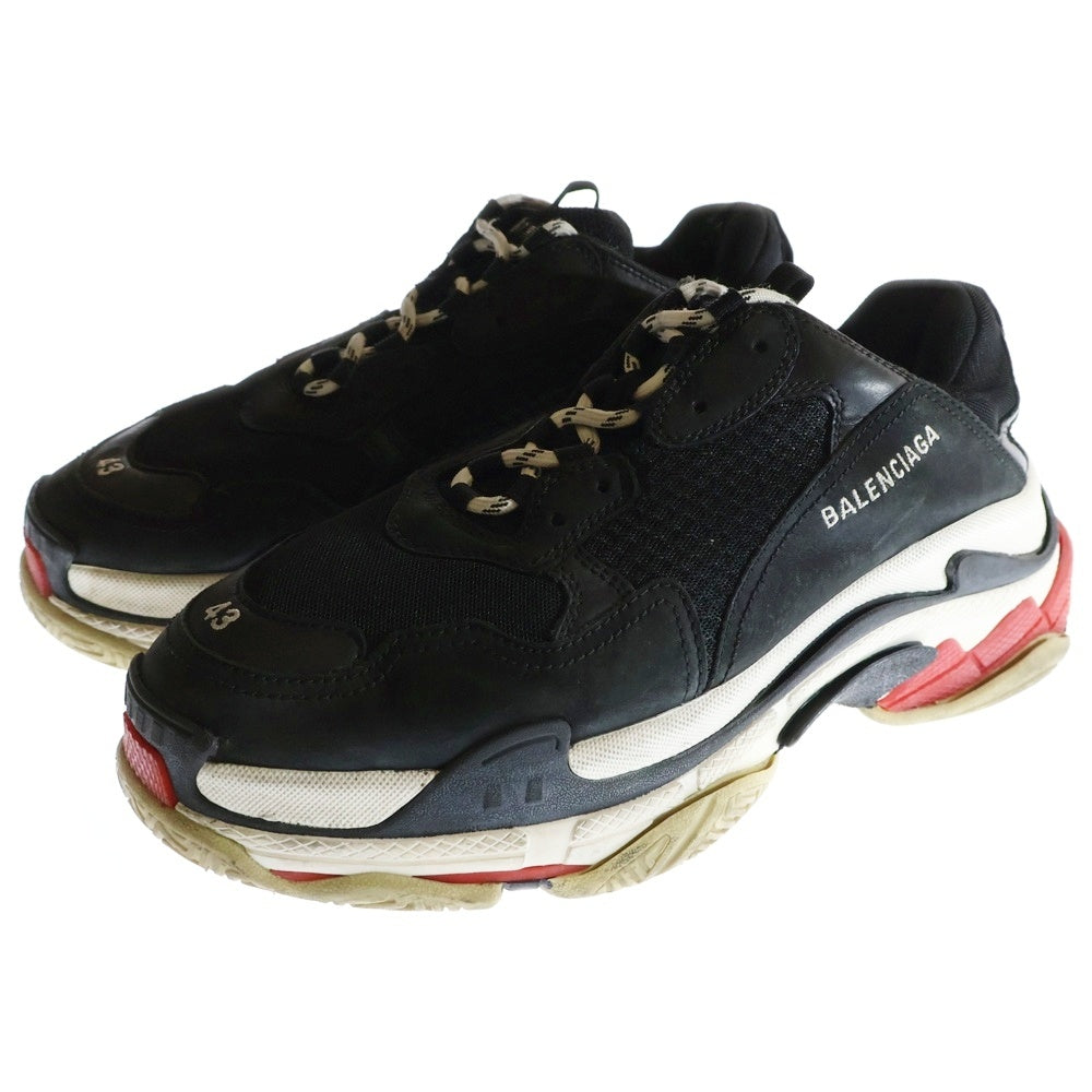 BALENCIAGA(バレンシアガ) TRIPLE S トリプルエス トリエス ローカット ダッドスニーカー シューズ 533882 ブラック