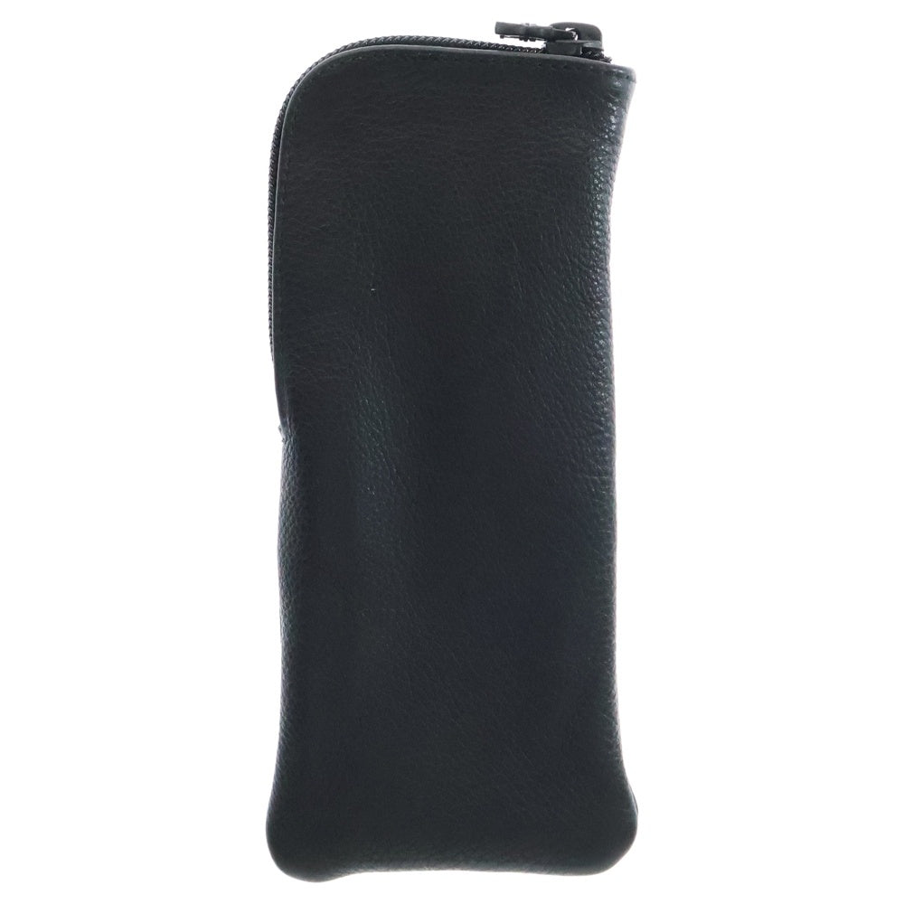 CHROME HEARTS(クロムハーツ) CASE アイウェアケース 眼鏡ケース レザーブラック