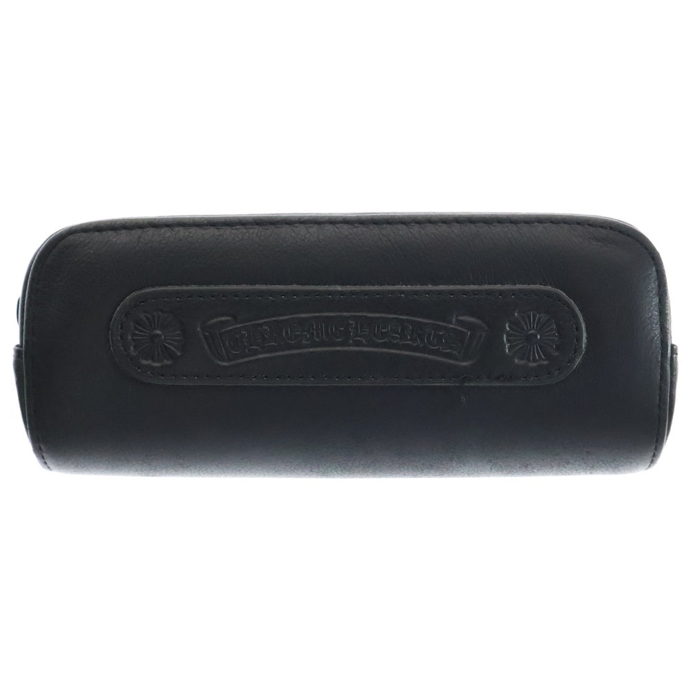 CHROME HEARTS(クロムハーツ) CASE アイウェアケース 眼鏡ケース レザー ブラック