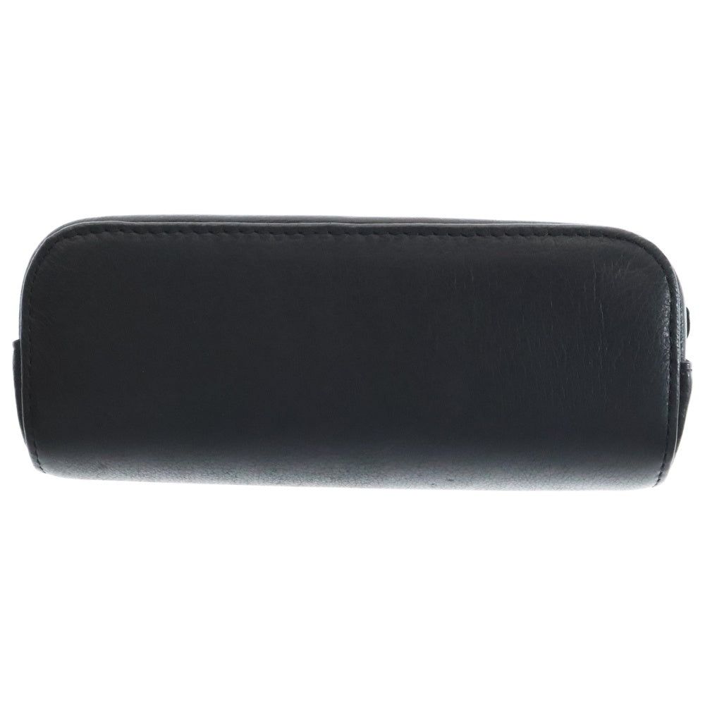CHROME HEARTS(クロムハーツ) CASE アイウェアケース 眼鏡ケース レザー ブラック