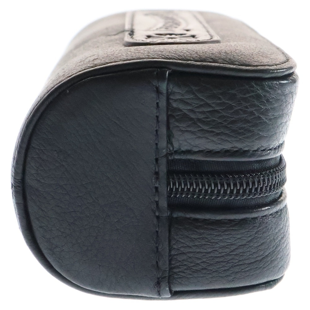 CHROME HEARTS(クロムハーツ) CASE アイウェアケース 眼鏡ケース レザー ブラック