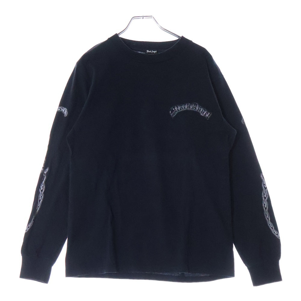 VINTAGE(ヴィンテージ) 90s BLACK ANGEL USA製 L/S 長袖 ロングスリーブカットソー ブラック