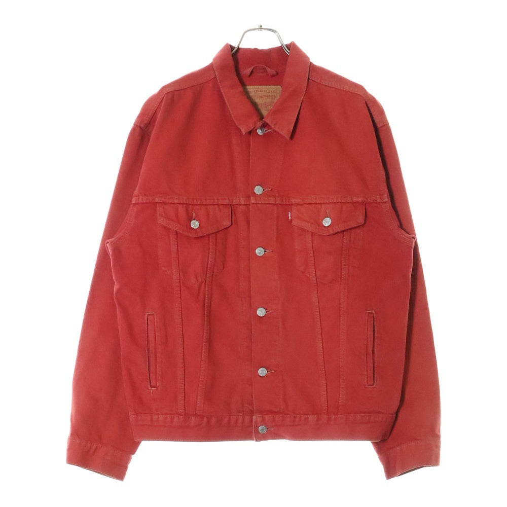 Levi's(リーバイス) 70507-0680 ボタン裏刻印822 デニム トラッカー ジャケット レッド