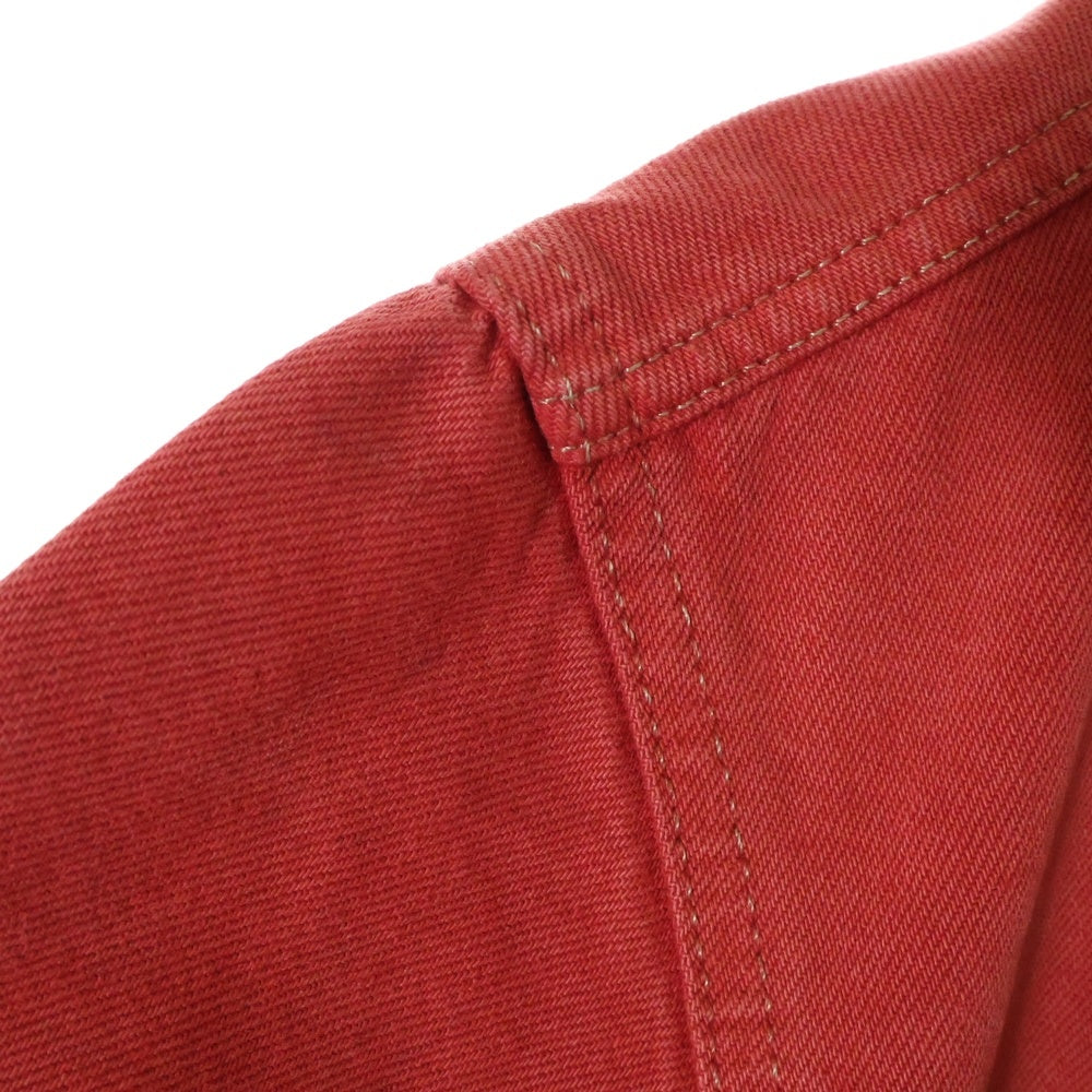 Levi's(リーバイス) 70507-0680 ボタン裏刻印822 デニム トラッカー ジャケット レッド