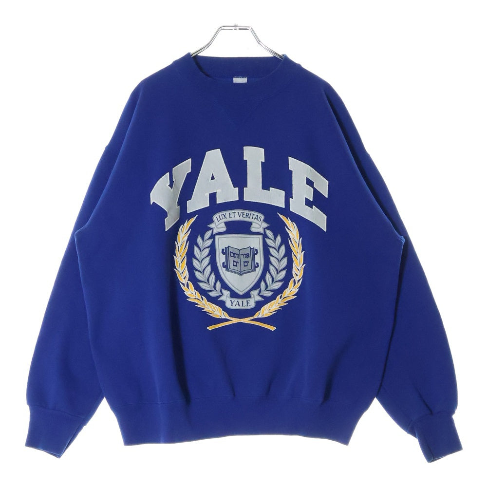 CHAMPION(チャンピオン) 80s YALE LUX ET VERITAS イエール カレッジロゴ トリコタグ スウェット トレーナー ブルー