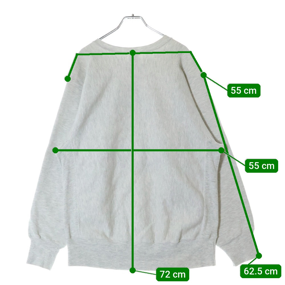 CHAMPION(チャンピオン) 90~00s REVERSE WEAVE VILLANOVA UNIVERSITY リバースウィーブ ヴィラノーバ カレッジロゴ 刺繍タグ スウェット トレーナー グレー