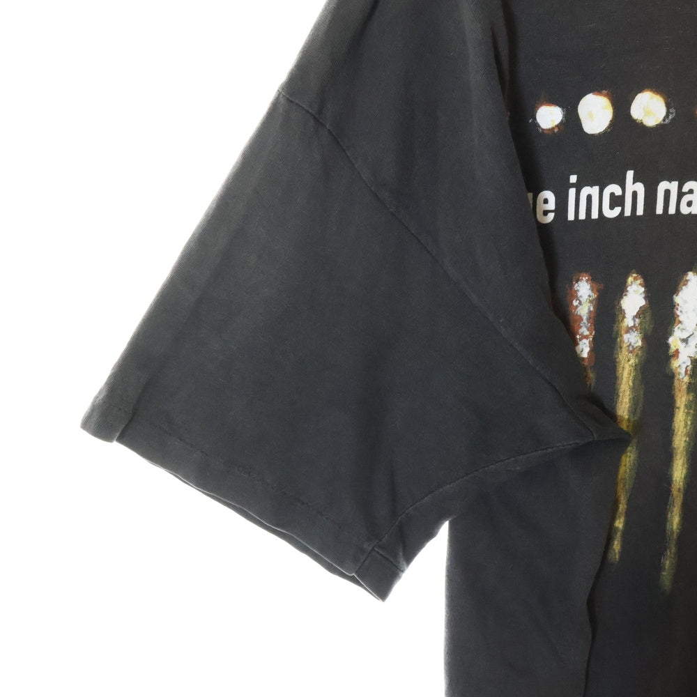 VINTAGE(ヴィンテージ) 90s NINE INCH NAILS THE DOWNWARD SPIRAL SHREDDER ナインインチネイルズ ダウンワードスパイラル シュレッダー 両面プリント半袖Tシャツ ブラック