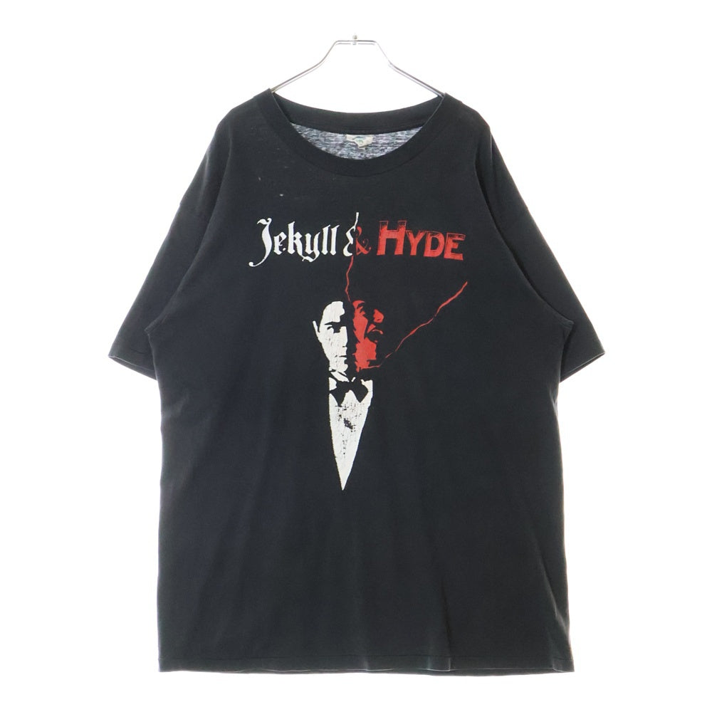 VINTAGE(ヴィンテージ) 90s JEKYLL&HYDE THE MUSICAL THRILLER ジキルとハイド ミュージカル Tシャツ 半袖カットソー ブラック