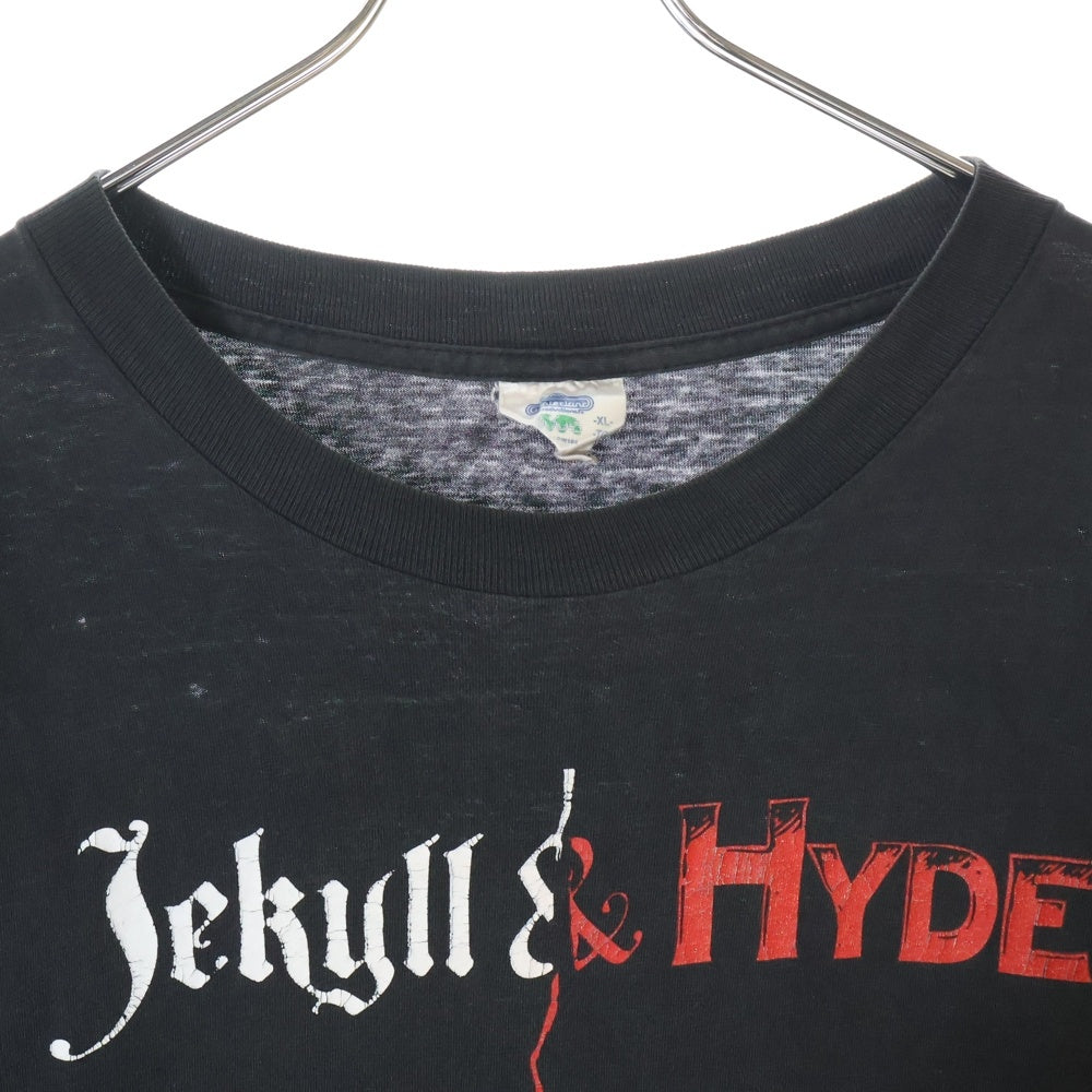 VINTAGE(ヴィンテージ) 90s JEKYLL&HYDE THE MUSICAL THRILLER ジキルとハイド ミュージカル Tシャツ 半袖カットソー ブラック
