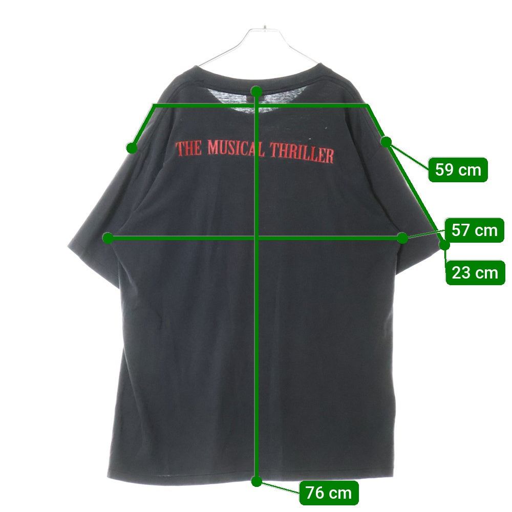 VINTAGE(ヴィンテージ) 90s JEKYLL&HYDE THE MUSICAL THRILLER ジキルとハイド ミュージカル Tシャツ 半袖カットソー ブラック