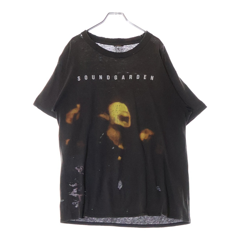 VINTAGE(ヴィンテージ) 90s SOUND GARDEN SUPERUNKNOWN サウンドガーデン スーパーアンノーン 半袖Tシャツ ブラック