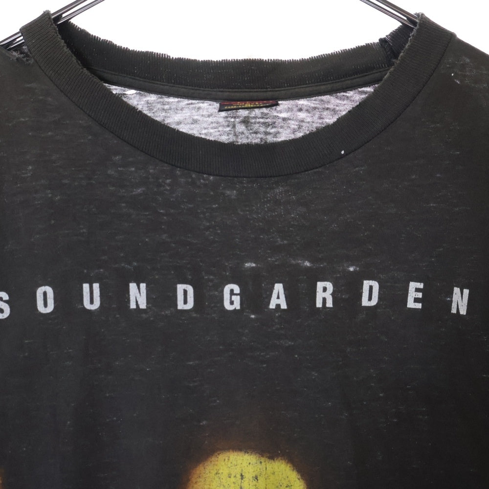 VINTAGE(ヴィンテージ) 90s SOUND GARDEN SUPERUNKNOWN サウンドガーデン スーパーアンノーン 半袖Tシャツ ブラック