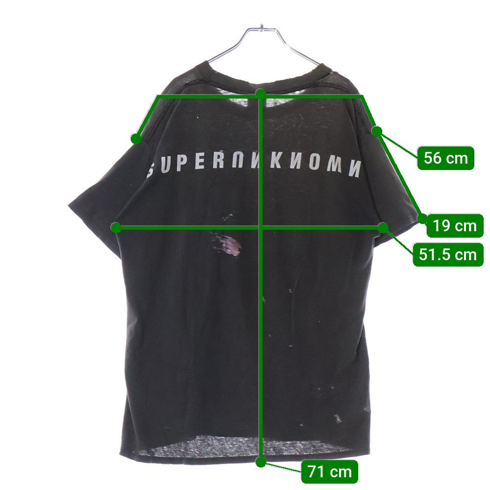VINTAGE(ヴィンテージ) 90s SOUND GARDEN SUPERUNKNOWN サウンドガーデン スーパーアンノーン 半袖Tシャツ ブラック