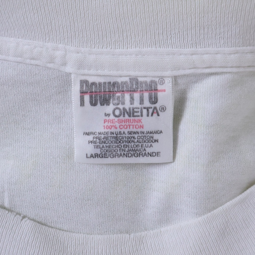 VINTAGE(ヴィンテージ) 90s SOMEONE TO LOOK UP JESUS イエス 両面プリント 半袖Tシャツ カットソー ホワイト