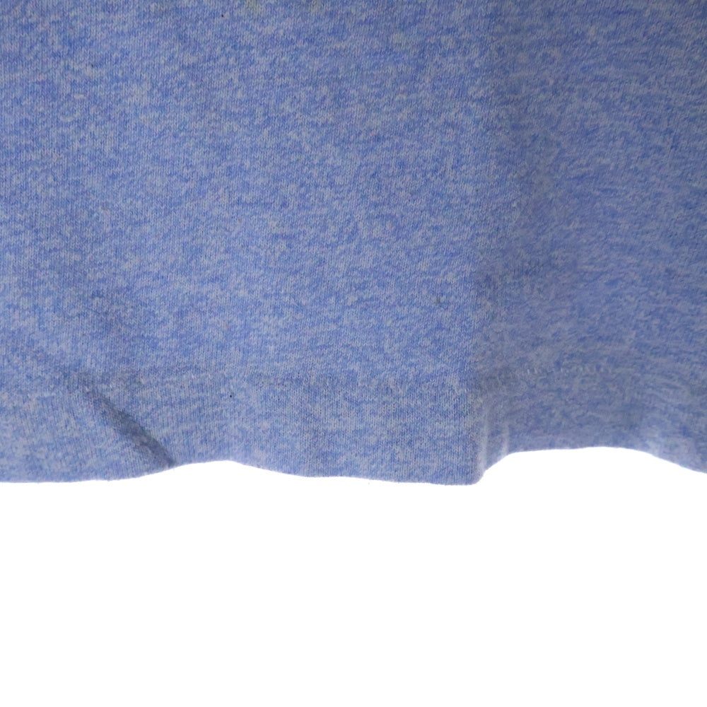 CHAMPION(チャンピオン) 70-80s U.S.N.A. USNA カレッジロゴ バータグ 霜降り 半袖Tシャツ カットソー ブルー