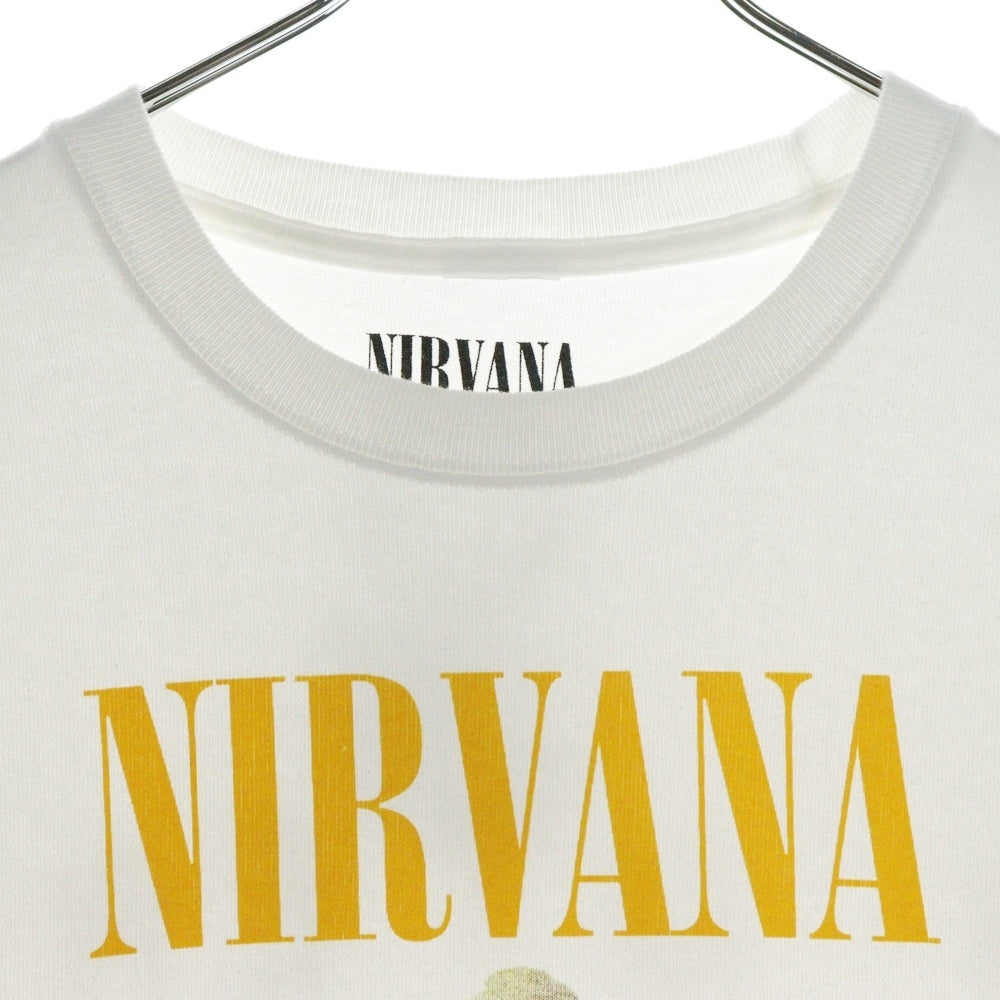 FREAK'S STORE(フリークスストア) NIRVANA IN UTERO WHITE TEE ニルヴァーナ インユーテロ 両面プリント Tシャツ 半袖カットソー ホワイト