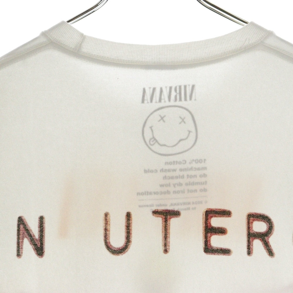 FREAK'S STORE(フリークスストア) NIRVANA IN UTERO WHITE TEE ニルヴァーナ インユーテロ 両面プリント Tシャツ 半袖カットソー ホワイト