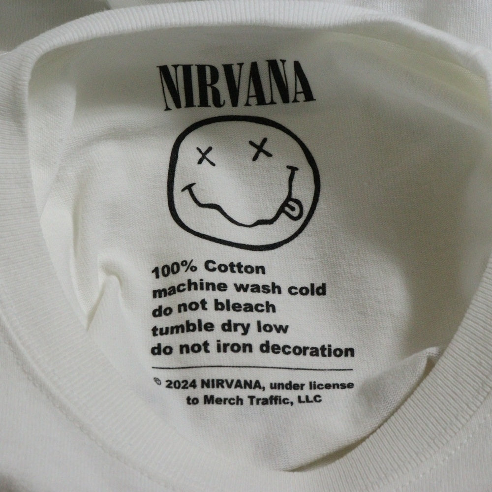 FREAK'S STORE(フリークスストア) NIRVANA IN UTERO WHITE TEE ニルヴァーナ インユーテロ 両面プリント Tシャツ 半袖カットソー ホワイト