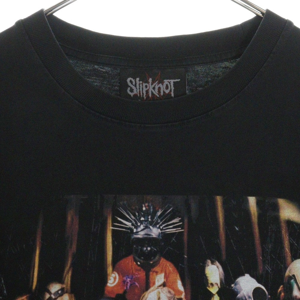 PLEASURES(プレジャーズ) ×Slipknot Special Collaboration スリップノット スペシャル コラボレーション Tシャツ 半袖カットソー ブラック
