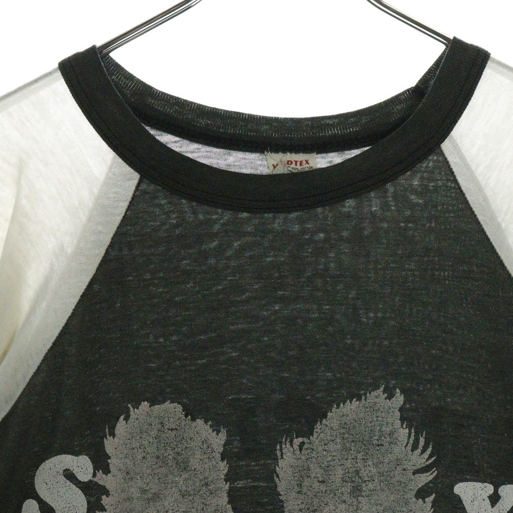 VINTAGE(ヴィンテージ) 90s SONIC YOUTH GRACIAS RABBIT RAGLAN ソニックユース グラシアス ラビット ラグランスリーブ Tシャツ 長袖カットソー ブラック
