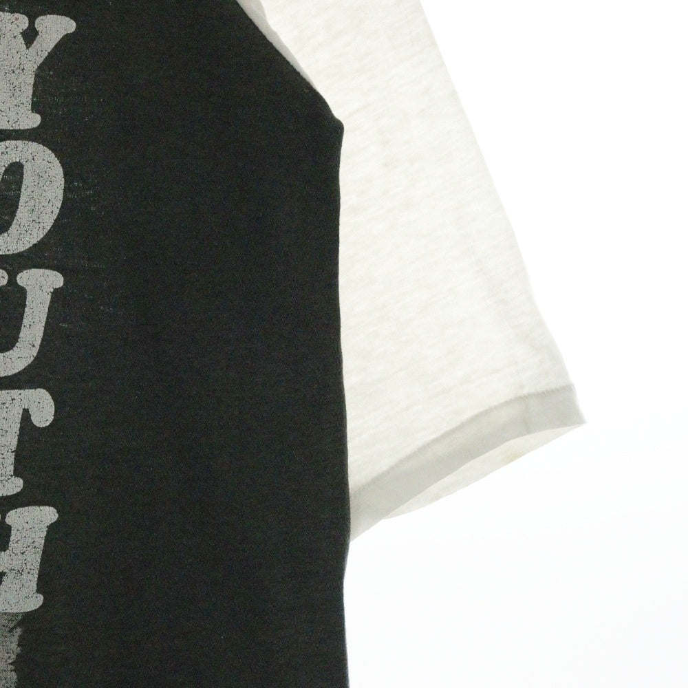 VINTAGE(ヴィンテージ) 90s SONIC YOUTH GRACIAS RABBIT RAGLAN ソニックユース グラシアス ラビット ラグランスリーブ Tシャツ 長袖カットソー ブラック