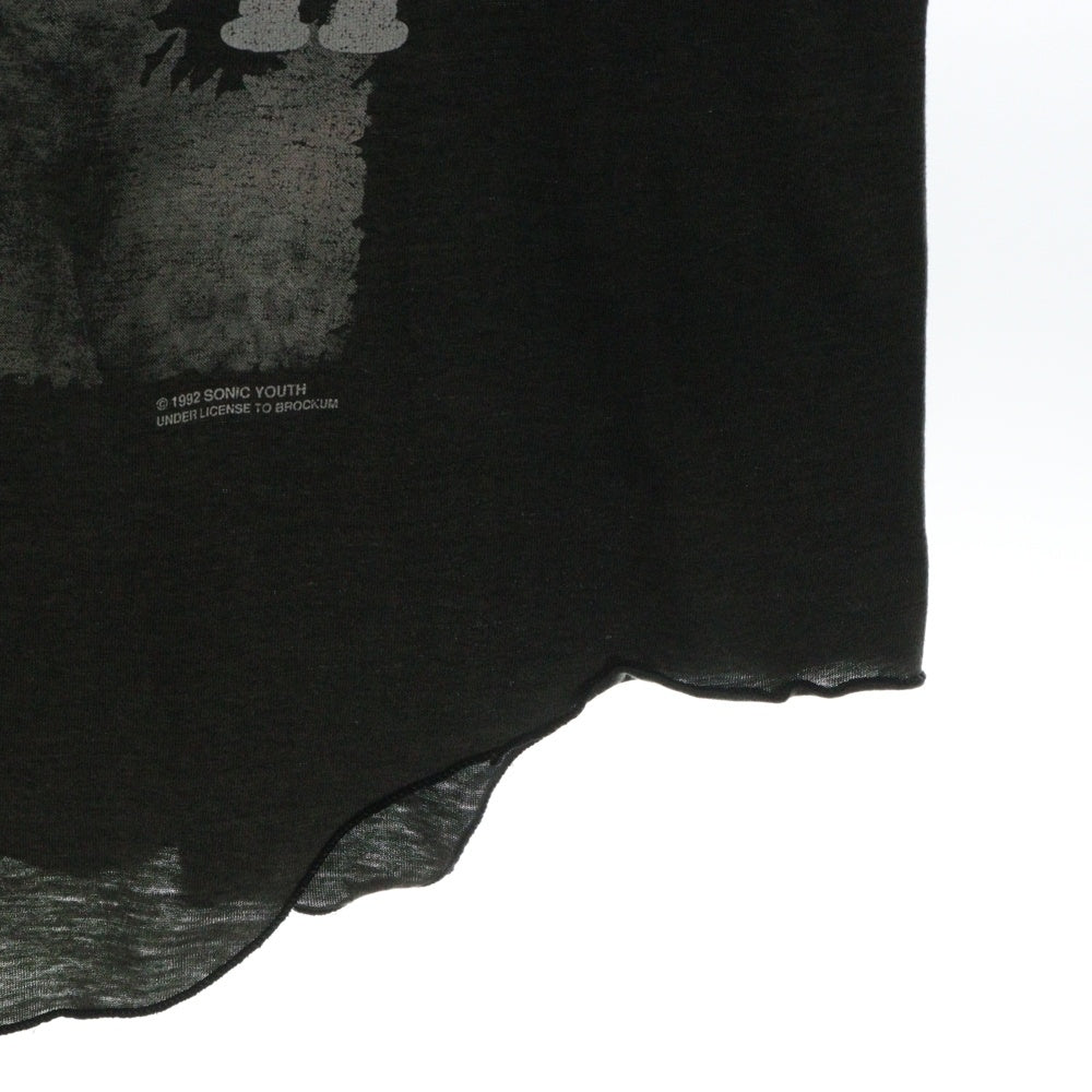 VINTAGE(ヴィンテージ) 90s SONIC YOUTH GRACIAS RABBIT RAGLAN ソニックユース グラシアス ラビット ラグランスリーブ Tシャツ 長袖カットソー ブラック