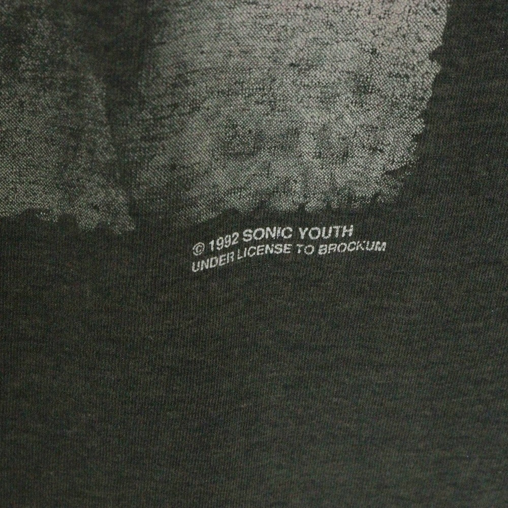 VINTAGE(ヴィンテージ) 90s SONIC YOUTH GRACIAS RABBIT RAGLAN ソニックユース グラシアス ラビット ラグランスリーブ Tシャツ 長袖カットソー ブラック