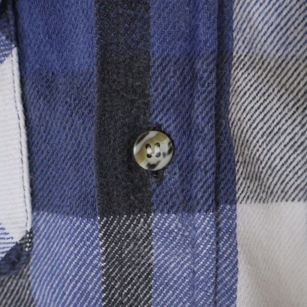 Levi's(リーバイス) 90s VINTAGE ALASKA SHIRTS COTTON FLANNEL コットン フランネル アラスカ 長袖 シャツ ホワイト/ブルー/グレー