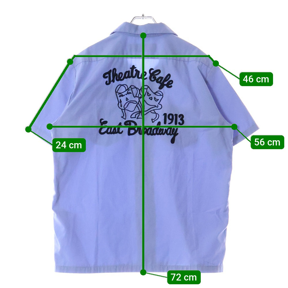 SCHOTT(ショット) 90-00s VINTAGE WORK SHIRTS 刺繍 ポリエステル コットン混 ワークシャツ 半袖シャツ